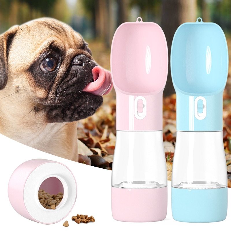 Portable Pet Water Bottle Dispenser – Leak-Proof Travel Pet Hydration