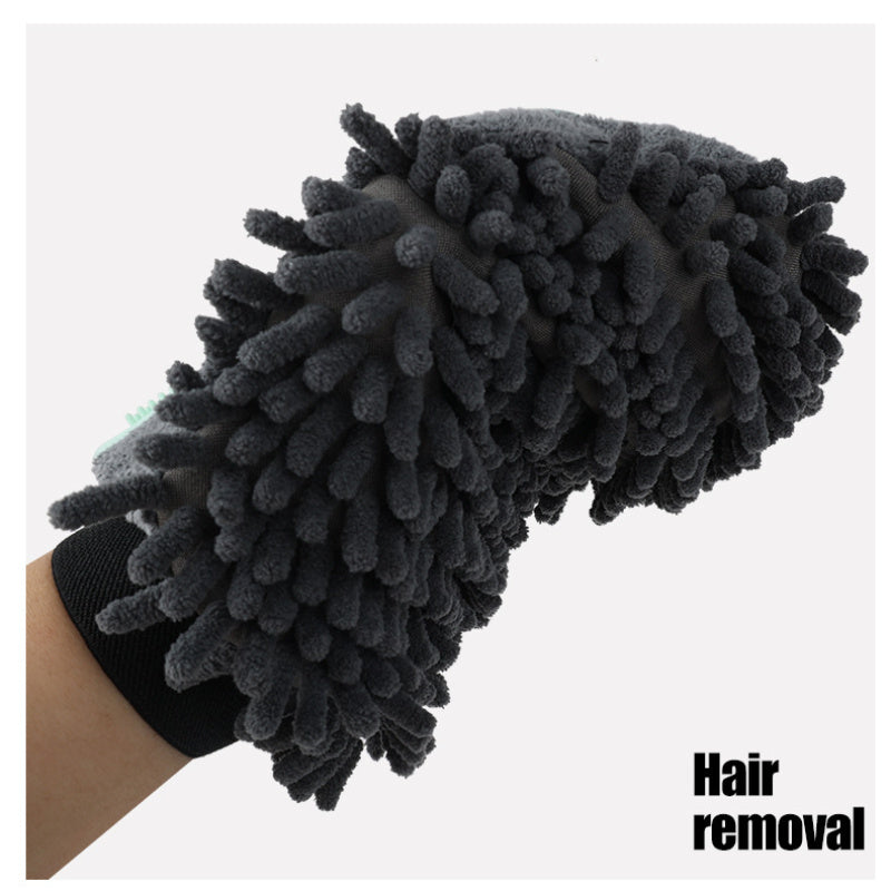 Pet Bathing Brush 2-in-1 Grooming Glove For Brushing, Massaging, And Drying Pet Grooming .