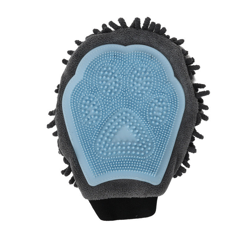 Pet Bathing Brush 2-in-1 Grooming Glove For Brushing, Massaging, And Drying Pet Grooming .