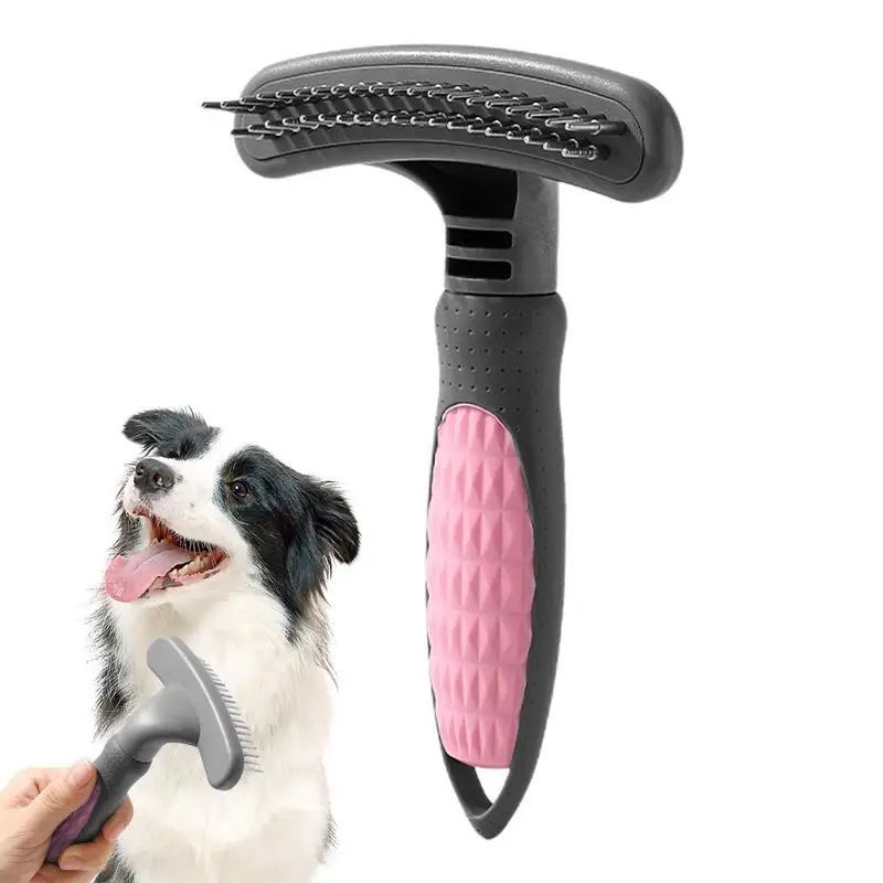 Cute Pet Grooming Comb Hair Removal Combs Effective Rustproof Shedding Brush For  Pets