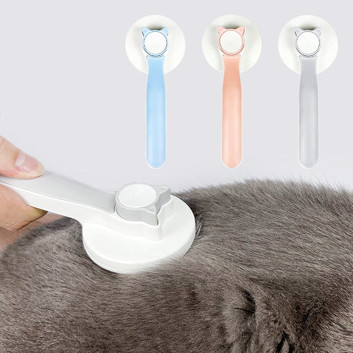 Cats And Dogs Grooming Brush, Self Cleaning Slicker Brushes Pet Hair Removal Comb Stainless Steel Needle Brush