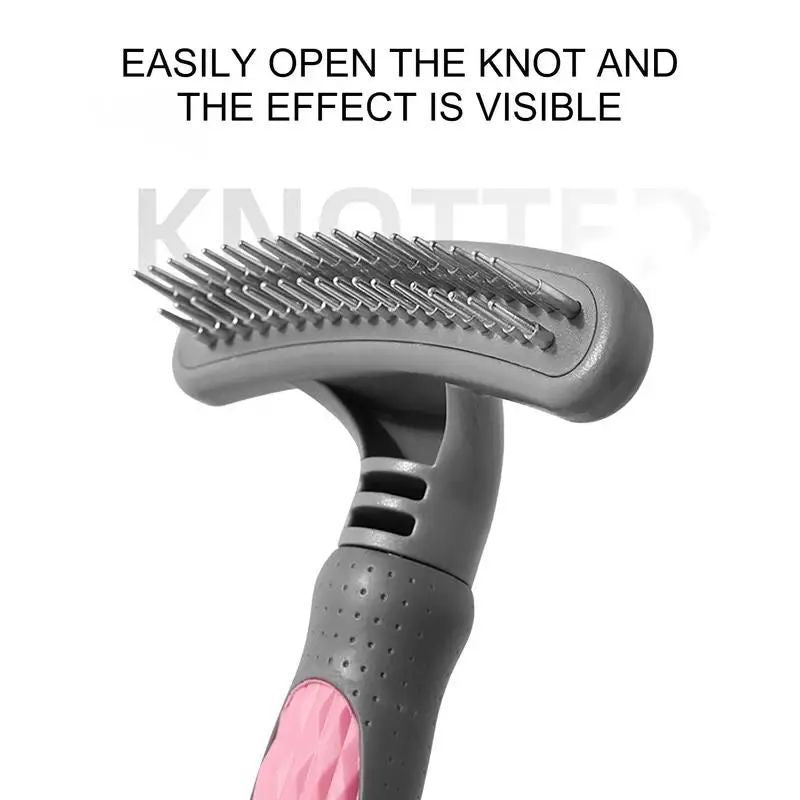 Cute Pet Grooming Comb Hair Removal Combs Effective Rustproof Shedding Brush For  Pets