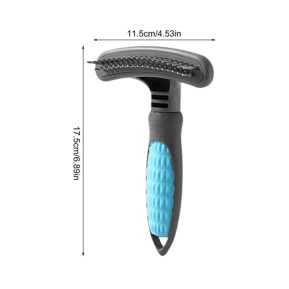 Cute Pet Grooming Comb Hair Removal Combs Effective Rustproof Shedding Brush For  Pets