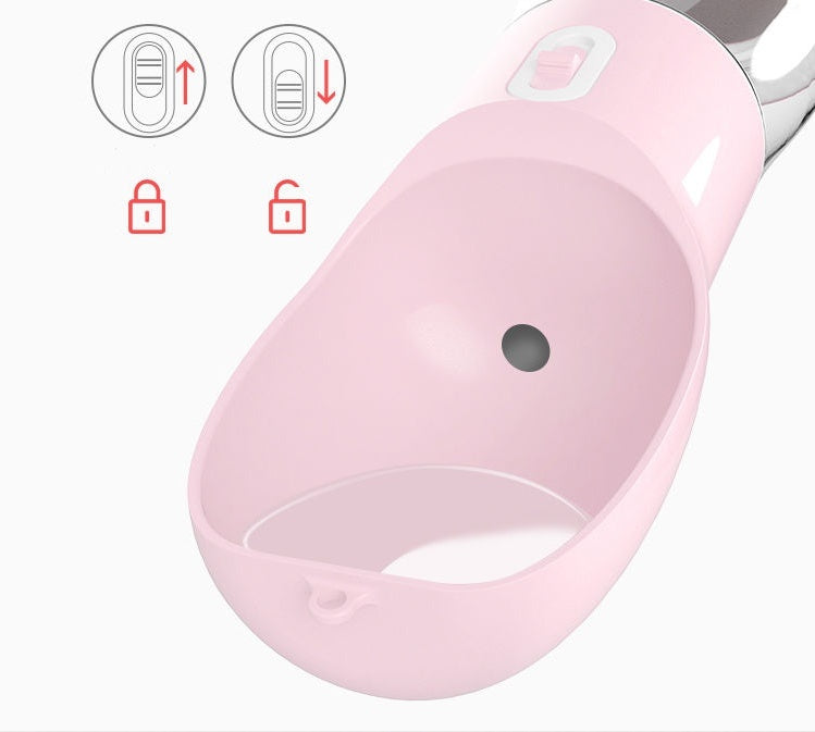 Portable Pet Water Bottle Dispenser – Leak-Proof Travel Pet Hydration