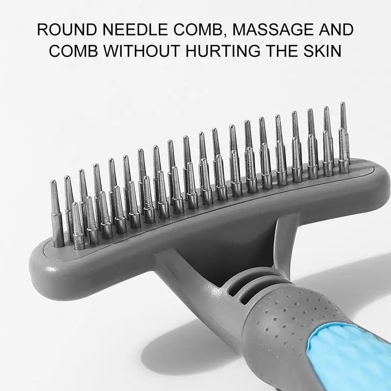 Cute Pet Grooming Comb Hair Removal Combs Effective Rustproof Shedding Brush For  Pets